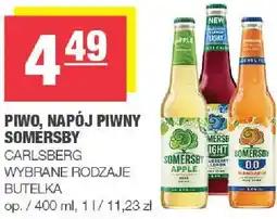 Spar Piwo, napój piwny Somersby butelka wybrane rodzaje oferta