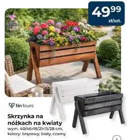 Mrówka Skrzynka na nóżkach na kwiaty oferta