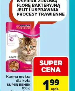 Carrefour Super Benek karma mokra oferta
