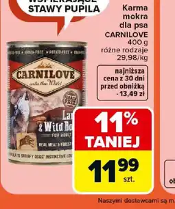 Carrefour Carnilove karma mokra dla psa oferta