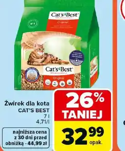 Carrefour Zwirek dla kota Cat's Best oferta