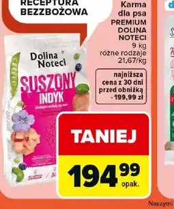 Carrefour Karma dla psa Dolina Noteci Suszony Indyk oferta