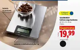 Lidl SILVERCREST Cyfrowa waga kuchenna oferta