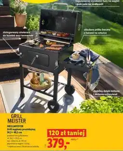 Lidl GRILLMEISTER Grill węglowy prostokątny oferta
