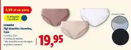 Lidl ESMARA Figi damskie z bawełną, 5 par oferta