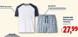 Lidl ESMARA MEN Piżama męska z bawełny oferta