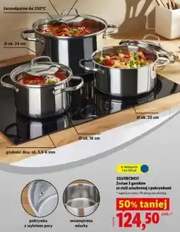 Lidl SilverCrest Zestaw 3 garnków oferta