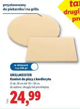 Lidl GRILLMEISTER Kamień do pizzy z kordierytu oferta