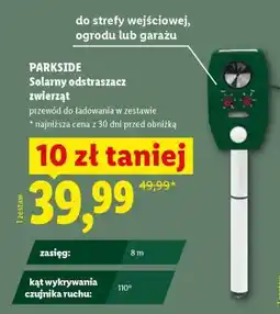 Lidl PARKSIDE Solarny odstraszacz zwierząt oferta