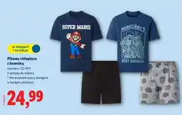 Lidl Pizama chłopięca z bawełny oferta