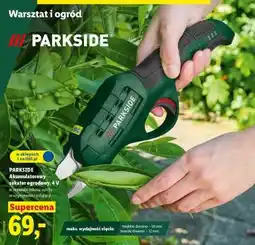 Lidl PARKSIDE Akumulatorowy sekator ogrodowy, 4 V oferta