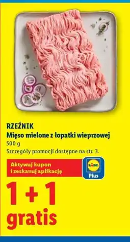 Lidl RZEXNIK Mięso mielone wieprzowe oferta