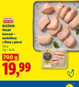 Lidl Rzeźnik Polski kurczakmedaliony z fileta z piersi oferta