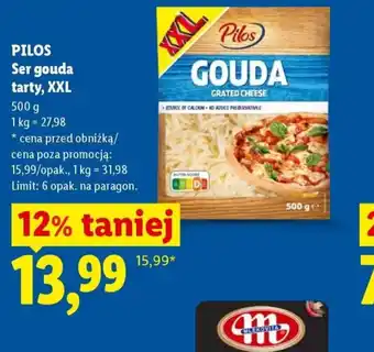 Lidl Pilos Ser gouda tarty, XXL oferta