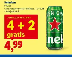 Lidl Piwo Heineken oferta