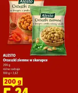 Lidl Alesto Orzeszki ziemne w skorupce oferta