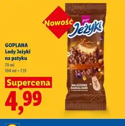 Lidl Goplana Lody Jeżyki na patyku oferta