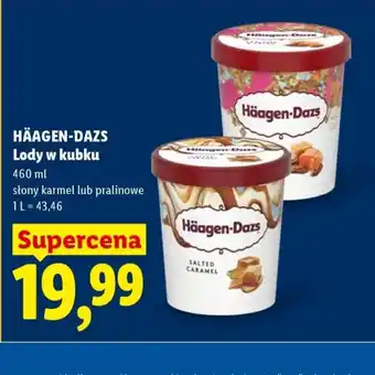 Lidl Häagen-Dazs Lody w kubku oferta