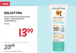 Rossmann Krem ochronny na słońce dla dzieci i niemowląt 6m+, wodoodporny oferta