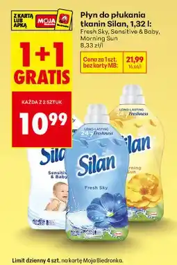 Biedronka Płyn do płukania tkanin Fresh Sky oferta