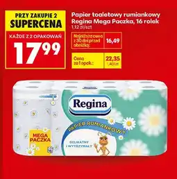 Biedronka Papier toaletowy rumiankowy Mega Paczka oferta
