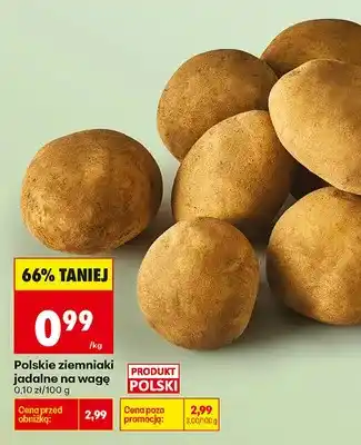 Biedronka Ziemniaki jadalne na wagę oferta