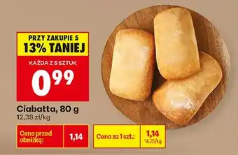 Biedronka Ciabatta oferta