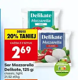 Biedronka Ser Mozzarella classic oferta
