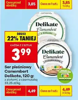 Biedronka Ser pleśniowy Camembert z ziołami oferta