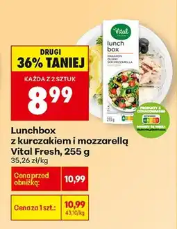 Biedronka Lunchbox z kurczakiem i mozzarellą oferta