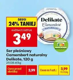 Biedronka Ser pleśniowy camembert naturalny oferta