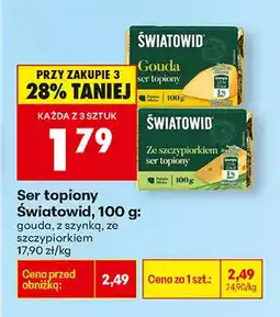 Biedronka Ser topiony gouda oferta