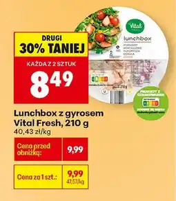 Biedronka Lunchbox z gyrosem oferta