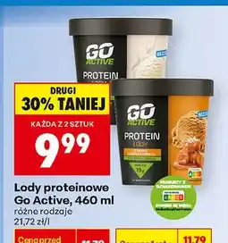 Biedronka Lody proteinowe różne rodzaje oferta