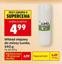 Biedronka Wkład olejowy do znicza oferta