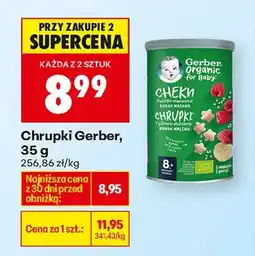 Biedronka Chrupki organic baby oferta