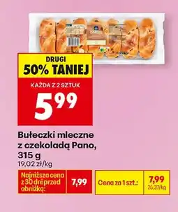 Biedronka Bułeczki mleczne z czekoladą oferta