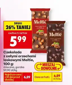 Biedronka Czekolada z całymi orzechami laskowymi oferta