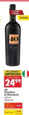 Biedronka Wino 40 Primitivo di Manduria oferta