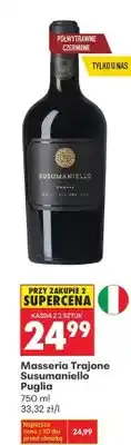 Biedronka Wino Masseria Trajone Susumaniello Puglia oferta