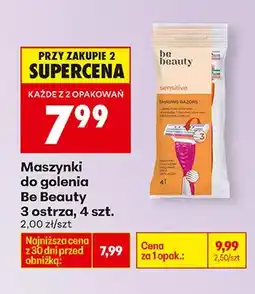Biedronka Maszynki do golenia sensitive 3 ostrza oferta