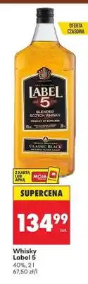 Biedronka Whisky Label 5 oferta