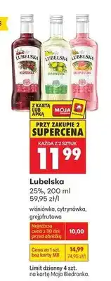 Biedronka Wódka grejpfrutowa oferta