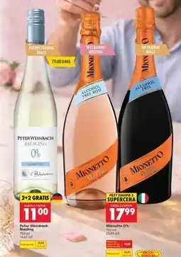 Biedronka Wino musujące białe 0.0% oferta