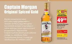 Biedronka Rum Captain Morgan Spiced Gold oferta