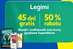 Lidl Ebooki i audiobooki oraz kursy językowe SuperMemo 45 dni gratis 50% rabatu oferta