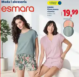 Lidl Piżama damska z bawełny oferta