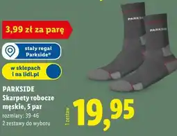 Lidl Skarpety robocze męskie, 5 par oferta