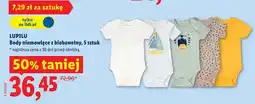 Lidl LUPILU Body niemowlęce z biobawełny, 5 sztuk oferta