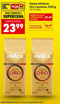 Biedronka Kawa mielona Oro Lavazza oferta